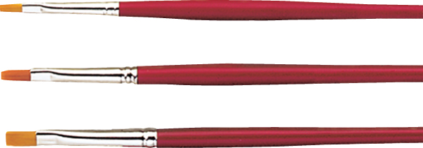 (image for) No 5, 1/4" Flat Brush