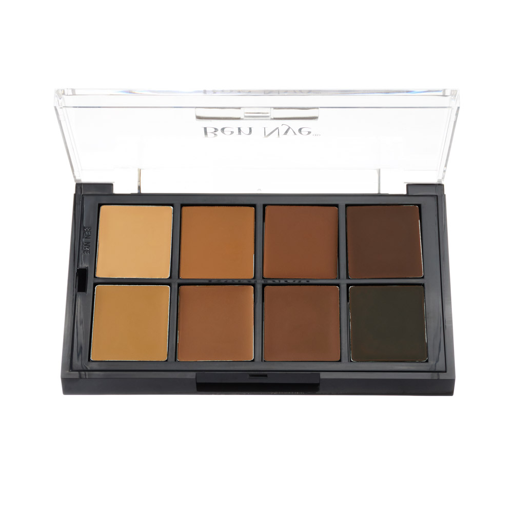 (image for) Studio Color Brown MatteHD Foundation Palette 8 colors 0.91oz./26gm
