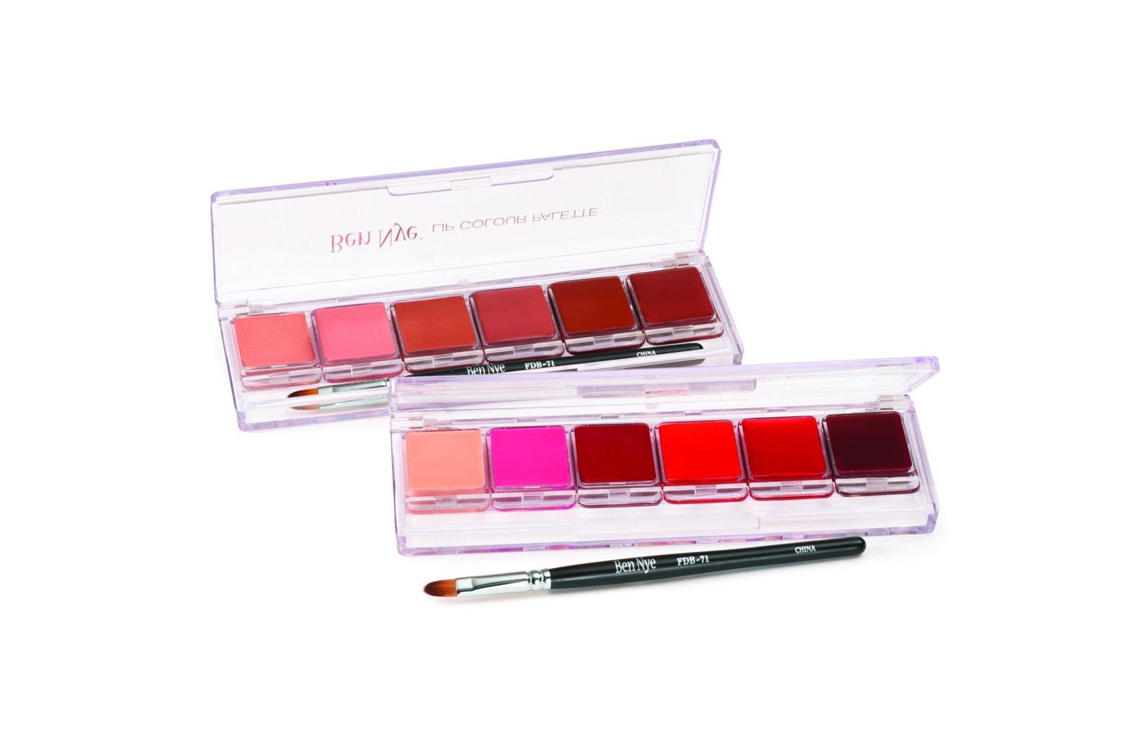 (image for) Red Lip Palette 6 colors with Lip Brush